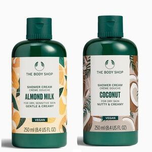The Body Shop Almond Milk & Coconut Shower Cream Duo